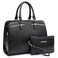 Dasein Women Handbag Wallet Tote Shoulder Hobo Bag Top Handle Satchel Purse Set 2pcs with 3 Compartments