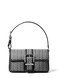 Michael Kors Colby Medium Shoulder Bag SilverTone HardwareBlack