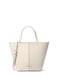 Michael Kors Flora Medium Tote GoldTone HardwareVanillaCream