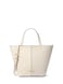 Michael Kors Flora Medium Tote GoldTone HardwareVanillaCream