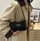 AIPJOY Small Shoulder Bag For WomenBow Shoulder Handbags Trendy Y2k PU Leather Purses Black