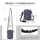GJTIM DandD Gift Role Playing Games Gift Dice Pouch DandD Accessory Pouch Bag Games Crossbody Bag for RPG Gamer My Actions CB