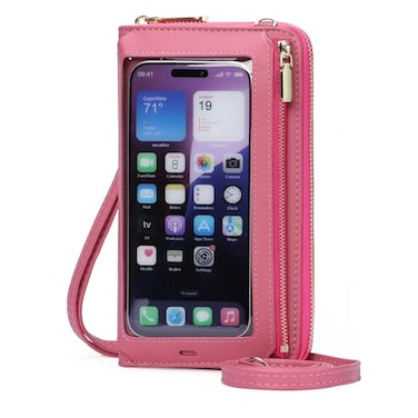 GOIACII Phone Purse Crossbody Bags for Women Small Travel Wallet Touch Screen RFID Blocking