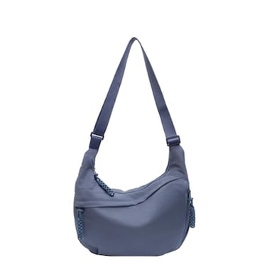 TWOYOMN Hobo Bag for Women Men Nylon Crossbody Crescent Adjustable Shoulder MultiPocket Sling Bag
