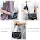 Kehpish Crossbody Bag for Women Leather Chain Strap Side Shoulder Handbag With Coin Purse Pouch 3 Removable Shoulder Straps