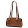 Keyli Shoulder Bag for women Swing polene bags Leather Designer Shoulder Handbag TopHandle Luxury Purse with Adjustable Strap Brown