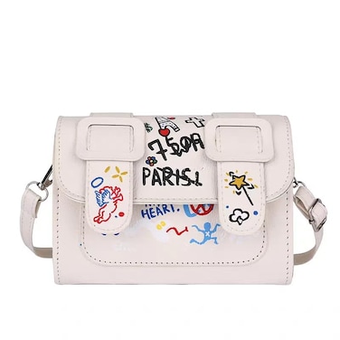 MIAC Graffiti Shoulder Bags for WomenTrendy Design Shoulder PurseCute Crossbody Bags