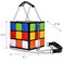 QZUnique Womens Cute Cube Shape Handbag Magic Shoulder Bag Clutch Bag With Super Long Shoulder Strap