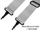 AREYLO Shoulder Strap Durable 55 Universal Replacement Laptop Shoulder Strap Adjustable Comfortable Belt with Metal Hooks for Briefcase Computer Messenger Bag Laptop Case LuggageDuffelCamera Grey