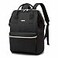 Kinmac Wide Open Style Laptop Backpack Large Capacity Travel College Backpack for 156 inch Laptop Computer Black