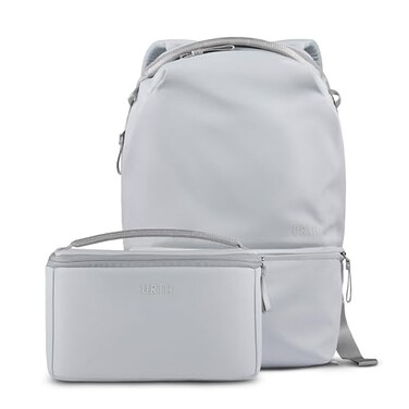 Urth Arkose 20L Modular Backpack 37L Camera Insert Water Resistant AntiTheft Recycled Bag for DSLRSLRMirrorless 1316 Inch Laptop in Ash Grey