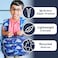 Fenrici Dinosaur Backpack for Boys Kids Boys Backpack for School Kids Bookbags with Padded Laptop Compartment Dino Blue 17 Inch