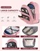 Arcoyard Rolling Backpack Carry On Luggage For Adults With Wheels 40L Wheeled Backpack For Women Travel Roller Backpack Rolling Bag Pink