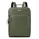 BOSTANTEN Leather Backpack 156 inch Laptop Bag Travel Casual Computer Backpack College Business Work Shoulder Bags with Trolley Sleeve for Women Men Olive Green