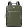 BOSTANTEN Leather Backpack 156 inch Laptop Bag Travel Casual Computer Backpack College Business Work Shoulder Bags with Trolley Sleeve for Women Men Olive Green