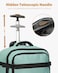 Hynes Eagle Rolling Backpack 42L Backpack with Wheels Airline Approved Carry on Luggage Laptop Travel Suitcase Bag for Women Men Mint Green