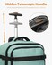 Hynes Eagle Rolling Backpack 42L Backpack with Wheels Airline Approved Carry on Luggage Laptop Travel Suitcase Bag for Women Men Mint Green