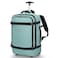 Hynes Eagle Rolling Backpack 42L Backpack with Wheels Airline Approved Carry on Luggage Laptop Travel Suitcase Bag for Women Men Mint Green