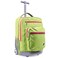 J World Sundance Laptop Rolling Backpack for Girls Boys Roller Bookbag with Wheels 20 Inch Celery