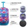 J World Sundance Laptop Rolling Backpack for Girls Boys Roller Bookbag with Wheels 20 Inch Tie Dye