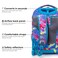 J World Sundance Laptop Rolling Backpack for Girls Boys Roller Bookbag with Wheels 20 Inch Tie Dye