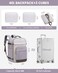 LOVEVOOK 40L Travel Backpack for Women Men 173 Inch Carry On Backpack Personal Item Backpack for Airlines Spacious and Durable Design with 3 Packing Cubes