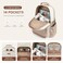 LOVEVOOK Laptop Backpack for Women with Pouch Pocket for Large Capacity Cup156 Inch Laptop Computer Bag Travel Backpack PurseWaterproof Work Business Backpack College Teacher BagsGrayPink