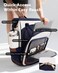 Arcoyard Rolling Backpack for Women Travel Backpack with Wheels Vertical Storage Wheeled Laptop Backpack Backpack on Wheels for College Business Work Overnight Stylish Rolling Laptop Bag Navy Blue