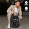 Swissdigital Design Laptop Backpack with USB Charging Port Travel Backpack Fits 156 inches Computer 31L College School Backpack for Men BlackGrey SD80302