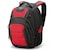 Swissdigital Design Mens Laptop Backpack for College and Business Travel with Integrated USB Charging Port and RFID Protection Fits 156 Laptops BlackRed J1441