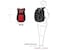 Swissdigital Design Mens Laptop Backpack for College and Business Travel with Integrated USB Charging Port and RFID Protection Fits 156 Laptops BlackRed J1441