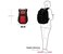 Swissdigital Design Mens Laptop Backpack for College and Business Travel with Integrated USB Charging Port and RFID Protection Fits 156 Laptops BlackRed J1441