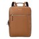 BOSTANTEN Leather Backpack 156 inch Laptop Bag Travel Casual Computer Backpack College Business Work Shoulder Bags with Trolley Sleeve for Women Men Brown