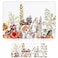 iDonzon Case for MacBook Air 13inch Laptop M5 M4 M3 M2 A3449 A3240 A3113 A2681 20262022 Release with Touch ID 3D Effect Matte Clear See Through Hard CoverKeyboard Cover Field Flowers