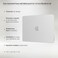 Incase Dots Hardshell with Makrolon MacBook Air 15 inch Case M5 2026 2025 2024 2023 M4 M3 M2 MacBook Case Laptop Cover Protective Hard Shell Scratch Resistant Lightweight Clear