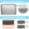 iNOTOGG Compatible with MacBook Air 13 Inch Case 2021 20202018 Release A2337 M1 A2179 A1932 Hard Shell Plastic Case with Keyboard Cover for New MacBook Air 13 with Touch ID Green Mountain