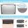 iNOTOGG Compatible with MacBook Air 13 Inch Case 2021 20202018 Release A2337 M1 A2179 A1932 Hard Shell Plastic Case with Keyboard Cover for New MacBook Air 13 with Touch ID Green Mountain