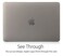 UESWILL Smooth Soft Touch Matte Hard Shell Case Cover Compatible with MacBook 12 inch with Retina Display Model A1534 Microfibre Cleaning Cloth Gray