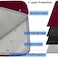 Hsmienk 14 inch Laptop Sleeve Upgrade Shockproof Protective Computer Cover Flip Case Briefcase Carrying Bag Compatible with 14 HP Lenovo Asus Acer Notebook Chromebook Computer Red