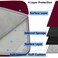 Hsmienk 14 inch Laptop Sleeve Upgrade Shockproof Protective Computer Cover Flip Case Briefcase Carrying Bag Compatible with 14 HP Lenovo Asus Acer Notebook Chromebook Computer Red