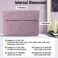 Allinside 13 Inch Laptop Sleeve Case for MacBook Neo A3404 A18 ProMacBook Air 13 20182026MacBook Pro 13 20162022 Waterproof Matte PU Leather Horizontal Envelope Protective Case Cover Purple