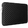 RAINYEAR make RAINYEAR 16 Inch Laptop Sleeve Diamond Foam Shock Resistant Padded Case Fluffy Lining Zipper Cover Carrying Bag Specially Compatible with 16 MacBook M1 M2 M3 M4 M5 A3428 A3429 Black