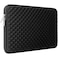 RAINYEAR make RAINYEAR 16 Inch Laptop Sleeve Diamond Foam Shock Resistant Padded Case Fluffy Lining Zipper Cover Carrying Bag Specially Compatible with 16 MacBook M1 M2 M3 M4 M5 A3428 A3429 Black