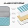 RAINYEAR make RAINYEAR 16 Inch Laptop Sleeve Diamond Foam Shock Resistant Padded Protective Case Fluffy Lining Zipper Cover Carrying Bag Specially Compatible with 16 MacBook M1 M2 M3 M4 M5 A3428 A3429
