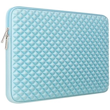 RAINYEAR make RAINYEAR 16 Inch Laptop Sleeve Diamond Foam Shock Resistant Padded Protective Case Fluffy Lining Zipper Cover Carrying Bag Specially Compatible with 16 MacBook M1 M2 M3 M4 M5 A3428 A3429