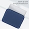 RAINYEAR make RAINYEAR 16 Inch Laptop Sleeve Soft Case Padded Bag Specially Compatible with 16 MacBook Pro M1 M2 M3 M4 M5 ProMax A2141 A2485 A2780 A2991 A3403 A3186 A3428 A3429 Navy Blue