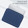 RAINYEAR make RAINYEAR 16 Inch Laptop Sleeve Soft Case Padded Bag Specially Compatible with 16 MacBook Pro M1 M2 M3 M4 M5 ProMax A2141 A2485 A2780 A2991 A3403 A3186 A3428 A3429 Navy Blue