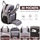 bagswan Laptop Backpack for WomenMen Fits 156 Inch Laptop Bag Fashion Travel Work Antitheft Bag Business Computer Waterproof Backpack Purse Grey Black