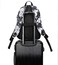 Kinmac White Rose Pattern 15 inch Waterproof Laptop Travel Outdoor Backpack With USB Charging Port For 13 inch 14 inch and 156 inch Laptop