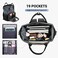 LOVEVOOK College Laptop Backpack 156 Inch Travel Backpack for College Waterproof Work Backpack Woman for Teacher Nurse Antitheft Travel Back Pack Gifts for Women Grey Leopard